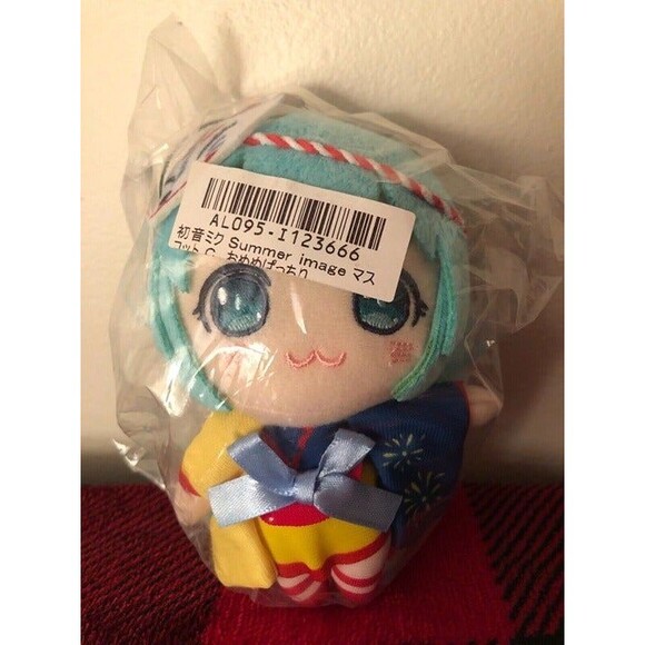 TAITO Hatsune Miku Summer Image Toreba Prize Plush 4.5" 2019 Japan Import NWT - Picture 1 of 7